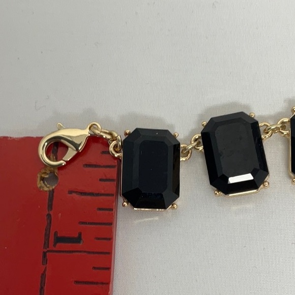 NWT Christian Soriano New York black rectangle necklace - Picture 7 of 8